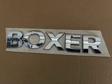 Genuine Peugeot Boxer Rear Lettering Logo Badge Emblem Used