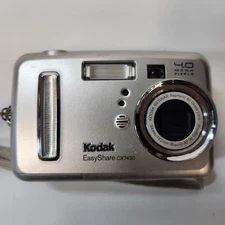 Kodak EasyShare CX7430 4.0MP Digital Camera Bundle - Silver Tested Works