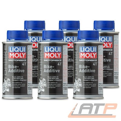 6x LIQUI MOLY MOTORBIKE 4T BIKE-ADDITIV 125ml 1581 MOTORRAD BENZINZUSATZ