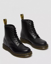 Image of Dr. Martens 1460 Smooth Women's Black Leather Boots Size 4-8 Brand New RRP £170