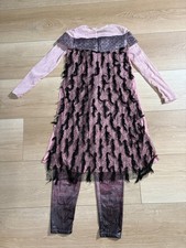 Disney Descendants 3 Audrey Halloween Costume Girls Large Jumpsuit Overlay