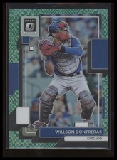2022 Donruss Optic Willson Contreras Green Dragon Prizm #/99 Chicago Cubs #145
