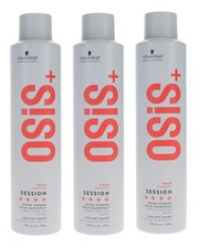 3 x Schwarzkopf Professional Osis + Session Extra Strong Hold Hairspray 300ml