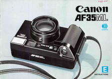 Canon AF35ML Camera User Owner Instruction Manual