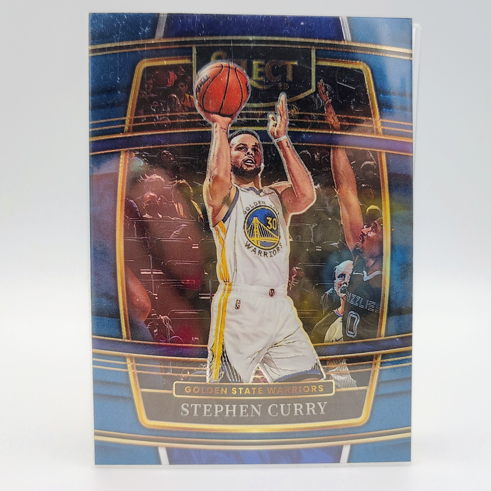 2021-22 Panini Select - Concourse Stephen Curry #94 Blue Prizm