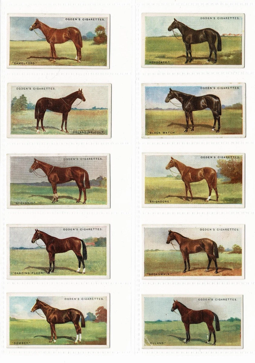 Ogden's Complete/Full Sets Sport: Horse Racing Collectable Cigarette Cards  for sale | eBay UK