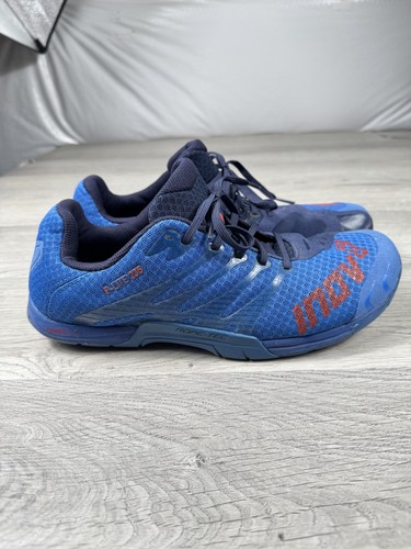Inov-8 F-Lite 235 Mens 11 Training Shoes Grey Orange Blue Crossfit Gym Sneakers