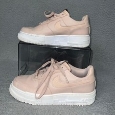 Nike Air Force 1 Pixel Particle Sneakers Women's Size 7 Beige Pink CK6649-200