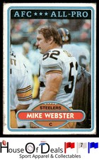 1980 Topps #350 Mike Webster Pittsburgh Steelers Football Card