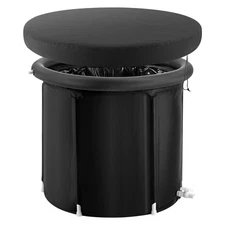 XL Ice Bath Tub for Athletes w/Cover 98 Gal Cold Plunge Tub for Recovery Athlete