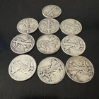 Walking Liberty Half Dollar - 90% Silver - Lot of Ten (10) U.S. Coins
