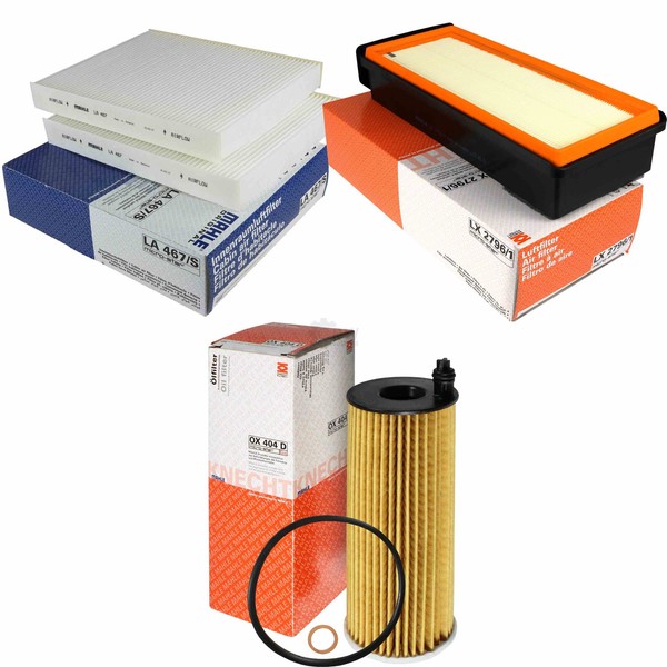 Mahle / Knecht Innenraumfilter LA 467/S Luftfilter LX 2796/1 ÖLfilter OX 404D-image