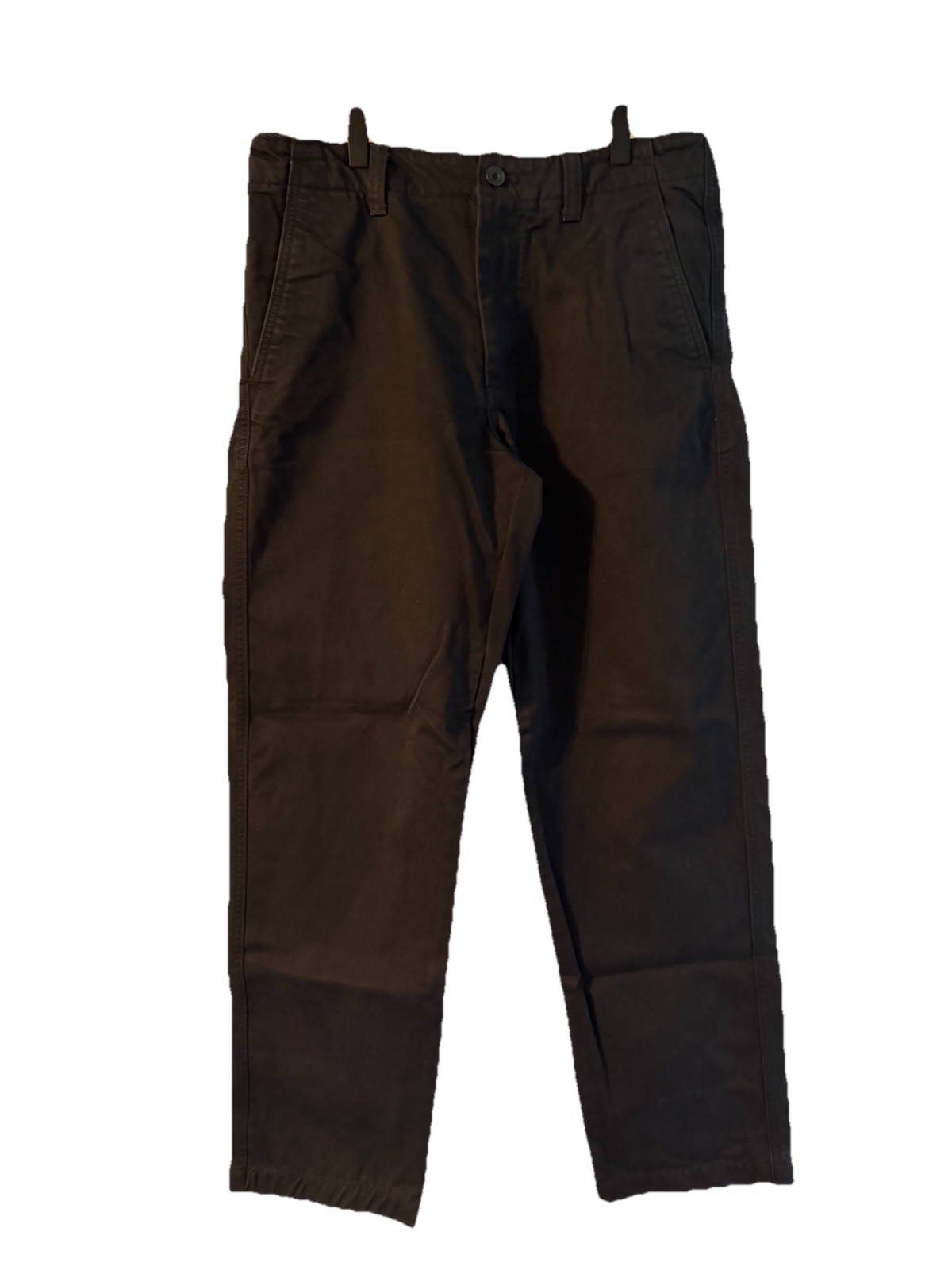 Calvin Klein Mens Black Utility Chino Pants 31x32
