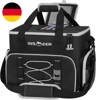 Insmeer KüHltasche Gross 45L, 55 Cans KüHltasche Faltbar Isolierte Tasche, Ausla