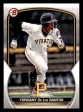 2023 Bowman Prospects #BP-121 Yordany De Los Santos Pittsburgh Pirates