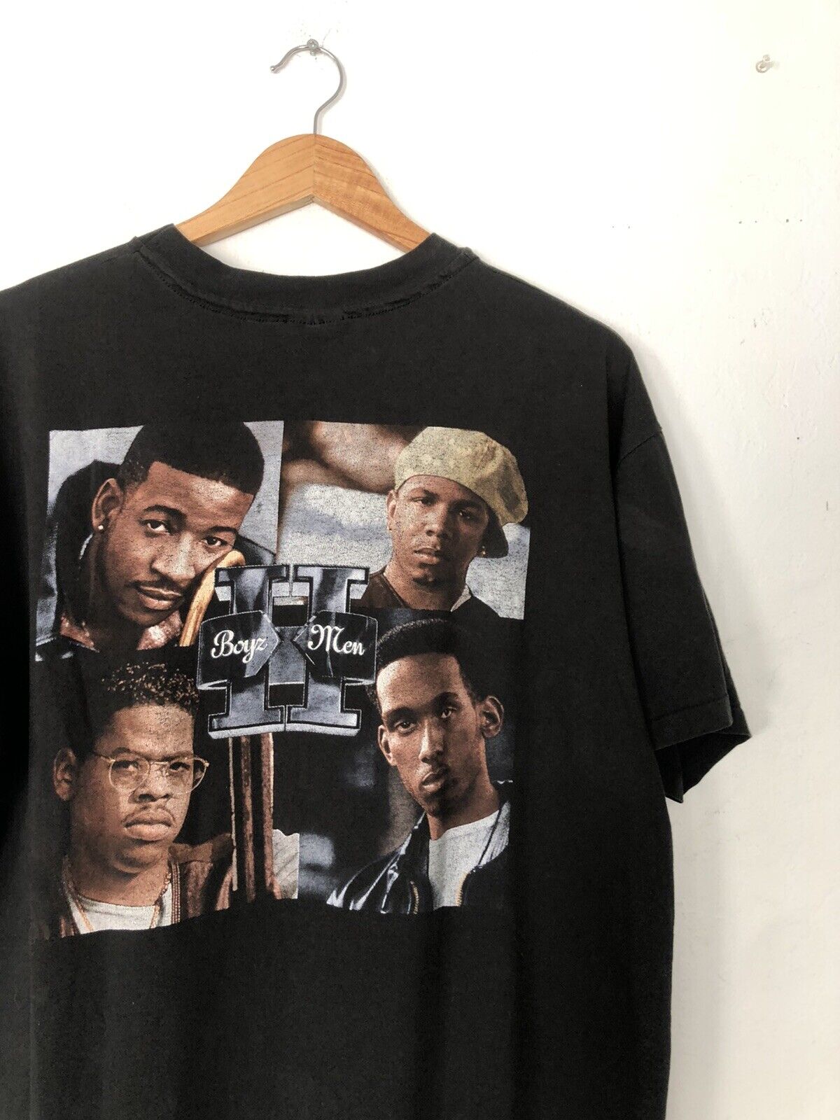 90sヴィンテージミュージックTシャツBOYZ Ⅱ MEN サイズXL 黒rurumokotsts