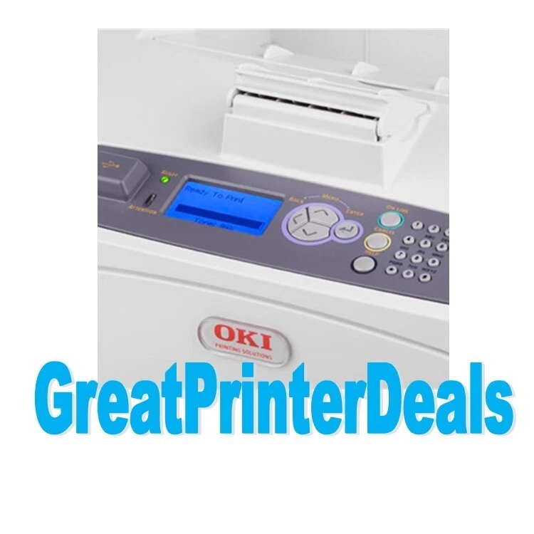 OKI B720n Monochrome LED Printer | Only 782 Pages | Partial Toner | Off Lease - Image 4 of 4