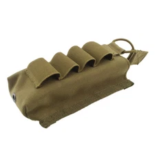 Tactical Rifle Magazine Pouch&4 Rounds 12GA Elastic Shotgun Shell Holder Carrier