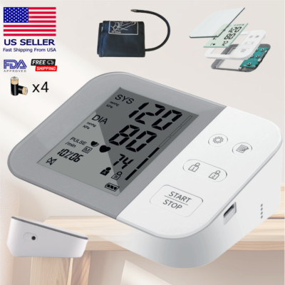 Upper Arm Blood Pressure monitor Digital Home Use Automatic Cuff Pulse HeartRate
