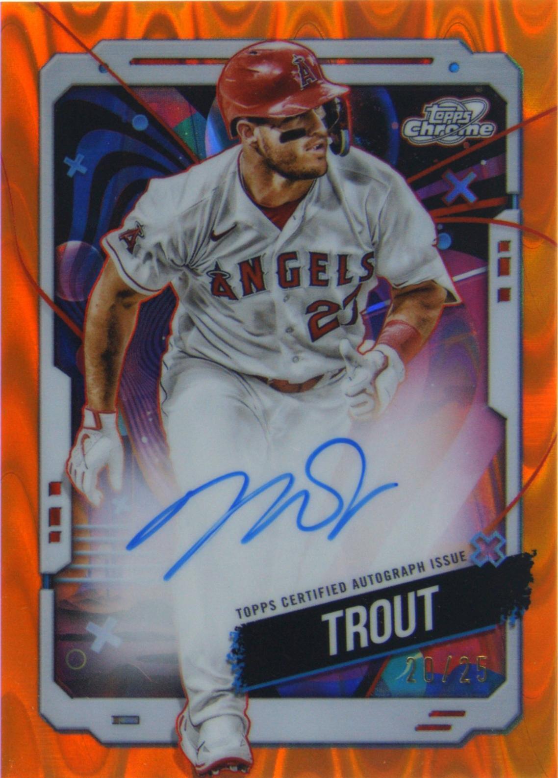 2024 Topps Cosmic Chrome - Mike Trout #CCA-MT for sale | eBay
