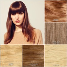 Hershesons Clip In Winge Bangs Piece Fringe Fake False Hair Extensions Piece NEW