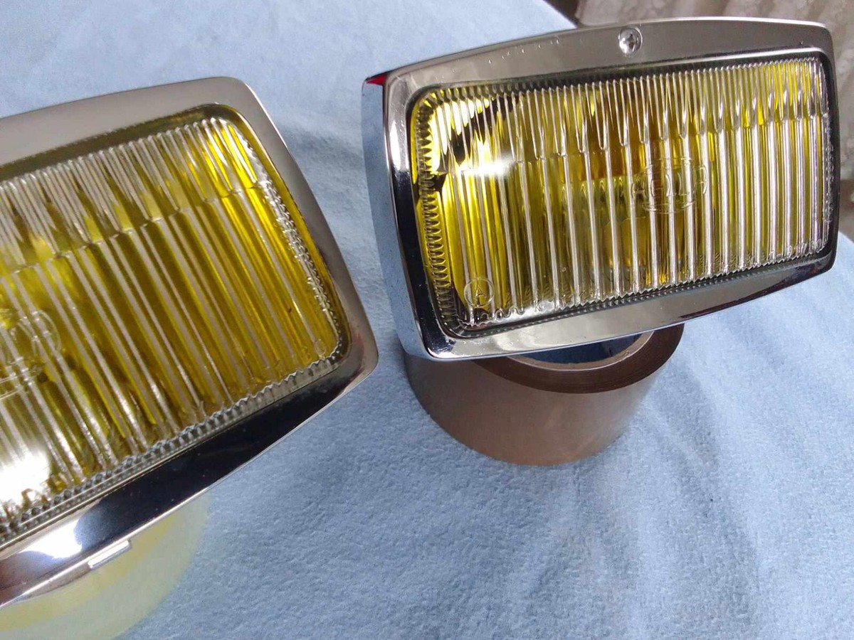 Hella 138 chrom gelb Nebelscheinwerfer Oldtimer VW Porsce | eBay
