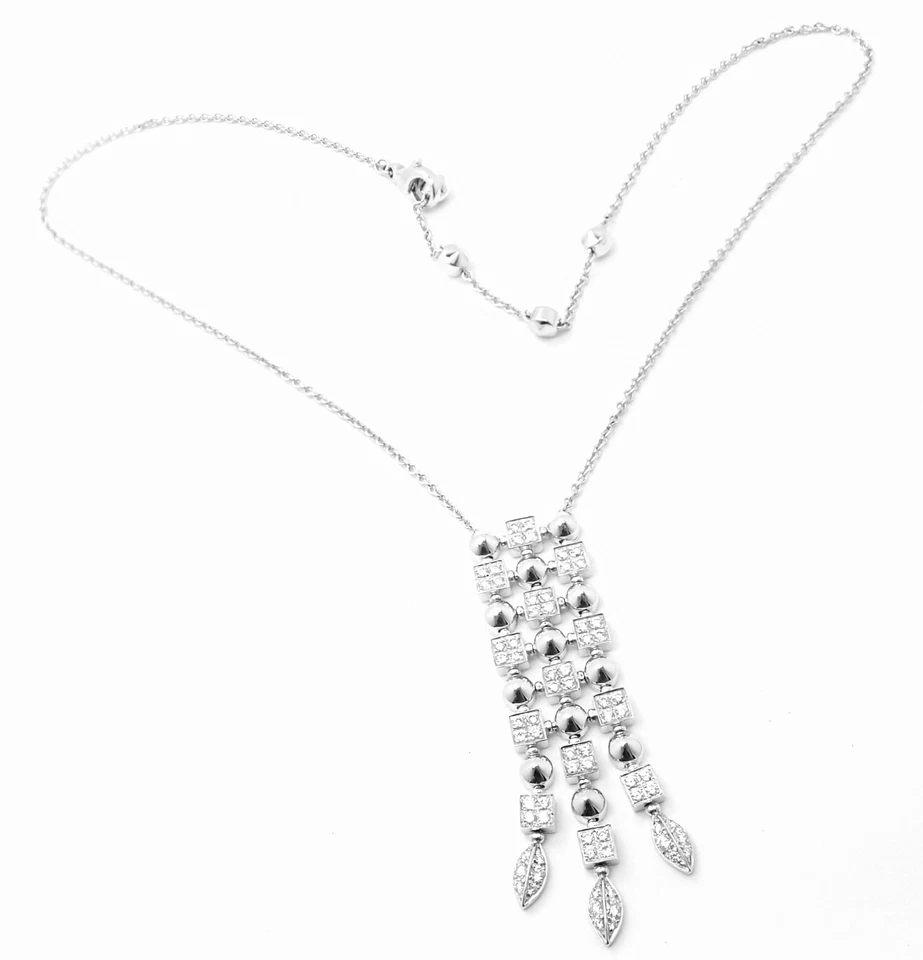¡Auténtico! Collar Colgante Diamante Lucea Oro Blanco 18k Bvlgari Bulgari Foto 2 de 4