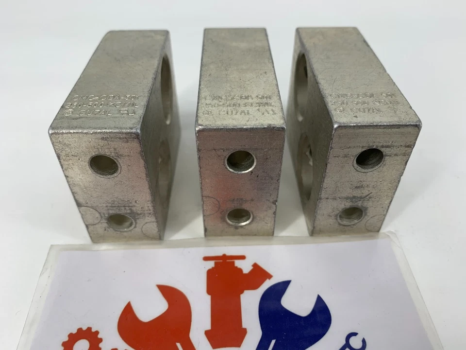 CMC CDA-501 TA600LA Type LA HLA 600A Mechanical Lug Terminal Block Lot of 3 - Image 3 of 4