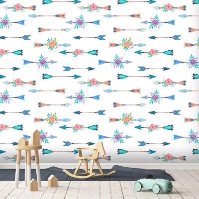 3D Cartoon Arrow ZHUA11897 Wallpaper Wall Murals Removable Self-adhesive Ann 24