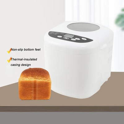 1.6LB/2.2LB Bread Maker Automatic Compact Dough Machine Nonstick Visualization