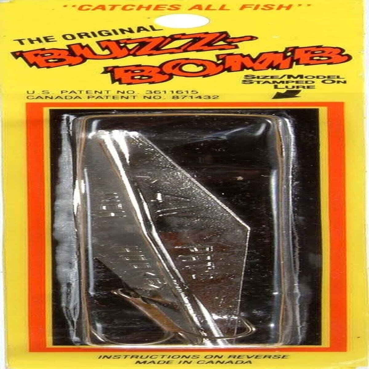 Buzz Bomb Wide Chrome Fishing Equipment, 4