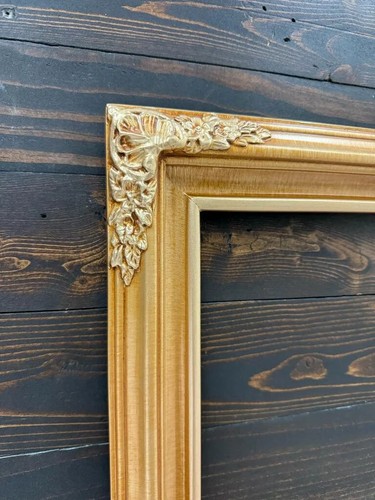 11 x 14 In Stock - Ready to Ship, Ornate wood picture frame, light gold - Picture 5 of 10