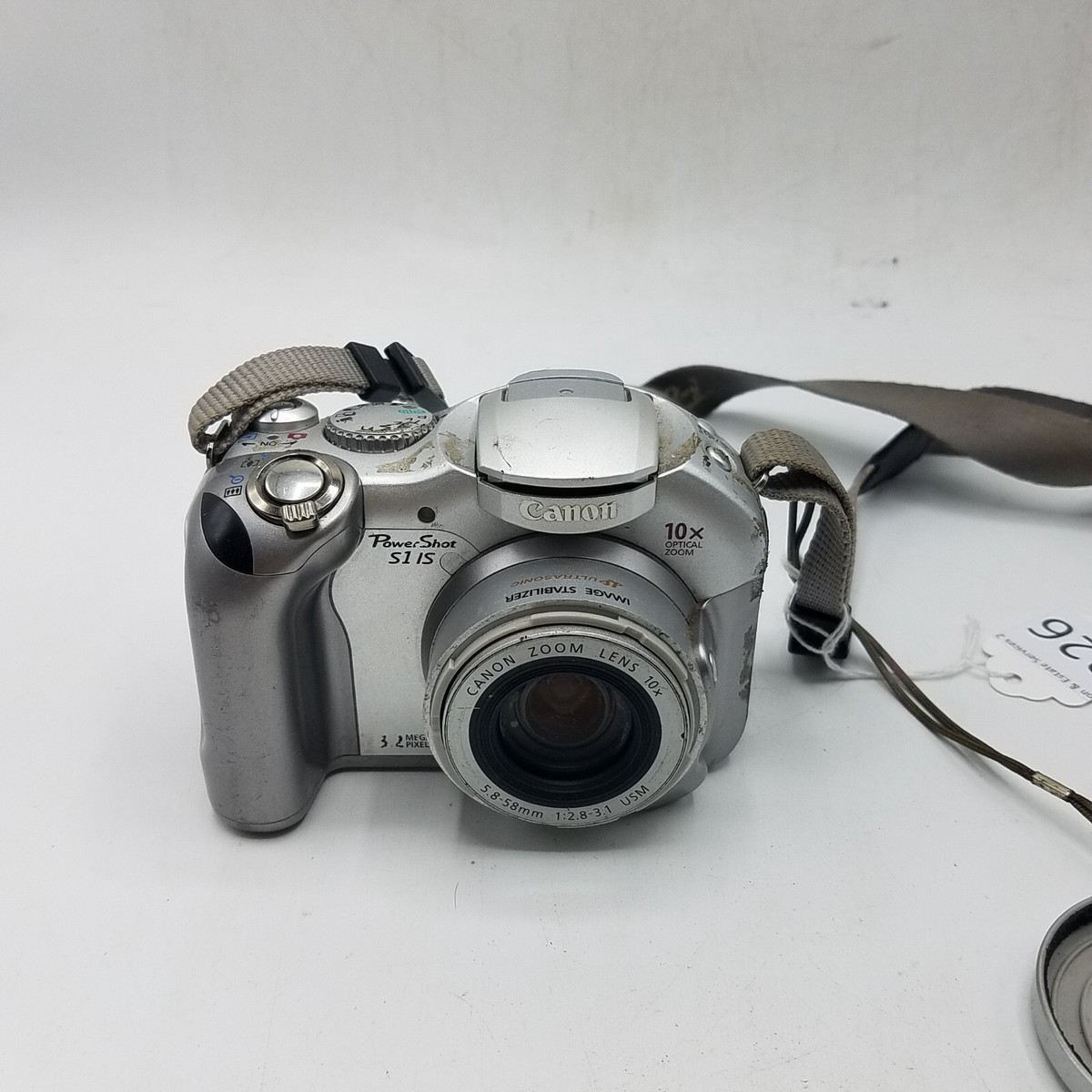 Canon PC 1058 Power Shot S1 IS Digital Camera 10X Zoom For Parts