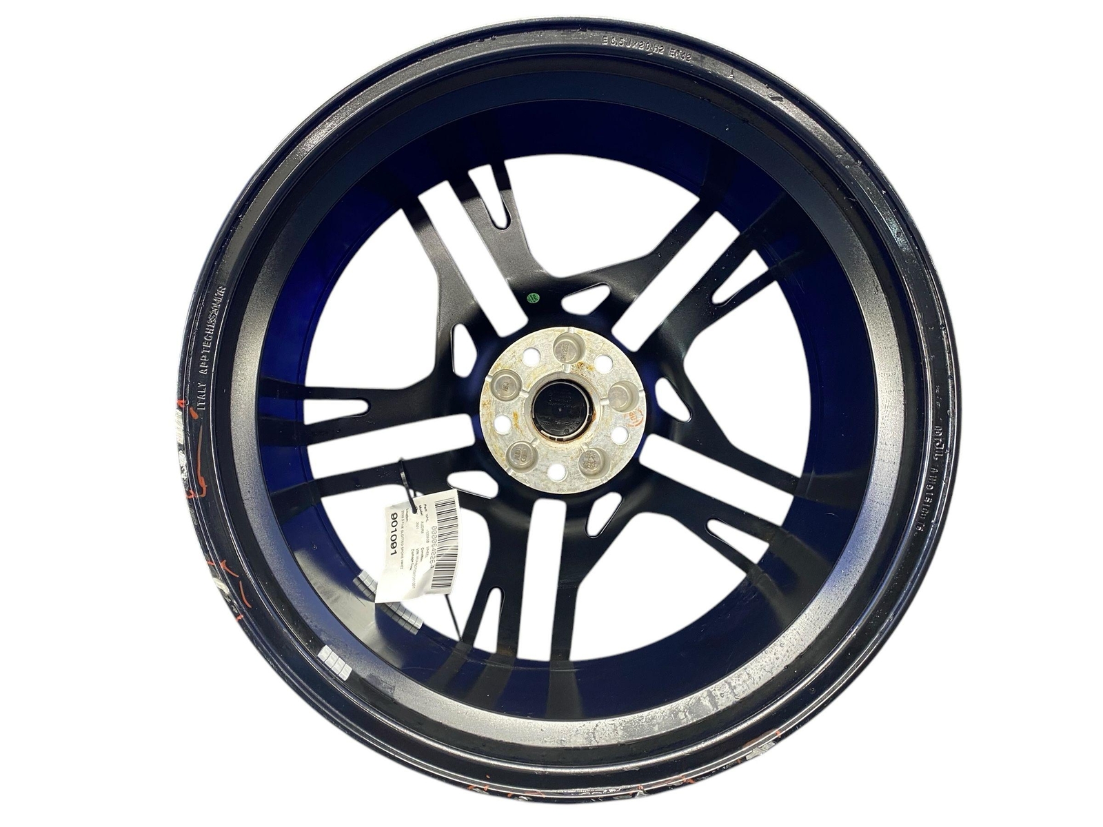 2020 2021 2022 2023 AUDI R8 20X8.5 FIVE SLOTTED SPOKE WHEEL RIM MACHINED & BLACK