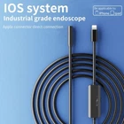 Waterproof Endoscope Snake Cam Inspection Camera iOS iPhone 14/13/12/11 Android