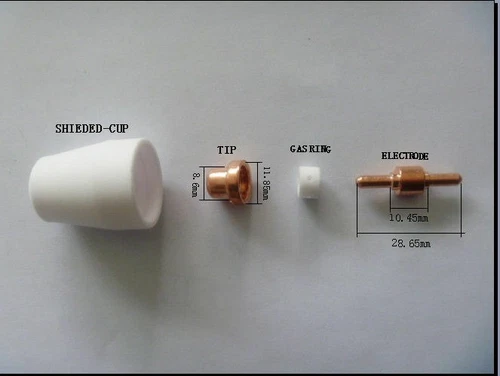 60 pezzi PT-31 LG40 kit di materiali di consumo per taglierina al plasma PT31 torcia da taglio - Foto 7 di 7
