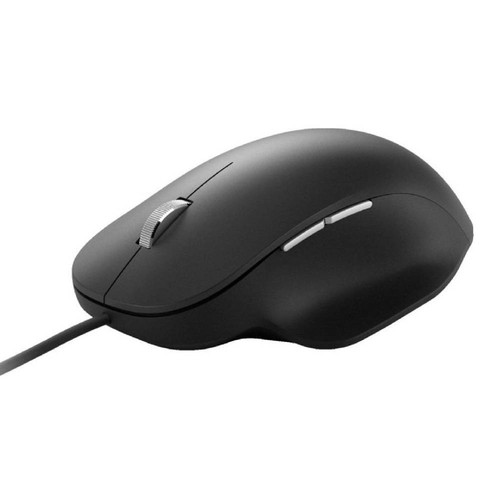 Microsoft Ergonomic Wired Mouse USB 2.0 Type A with BlueTrack Technology - Black - Picture 2 of 3