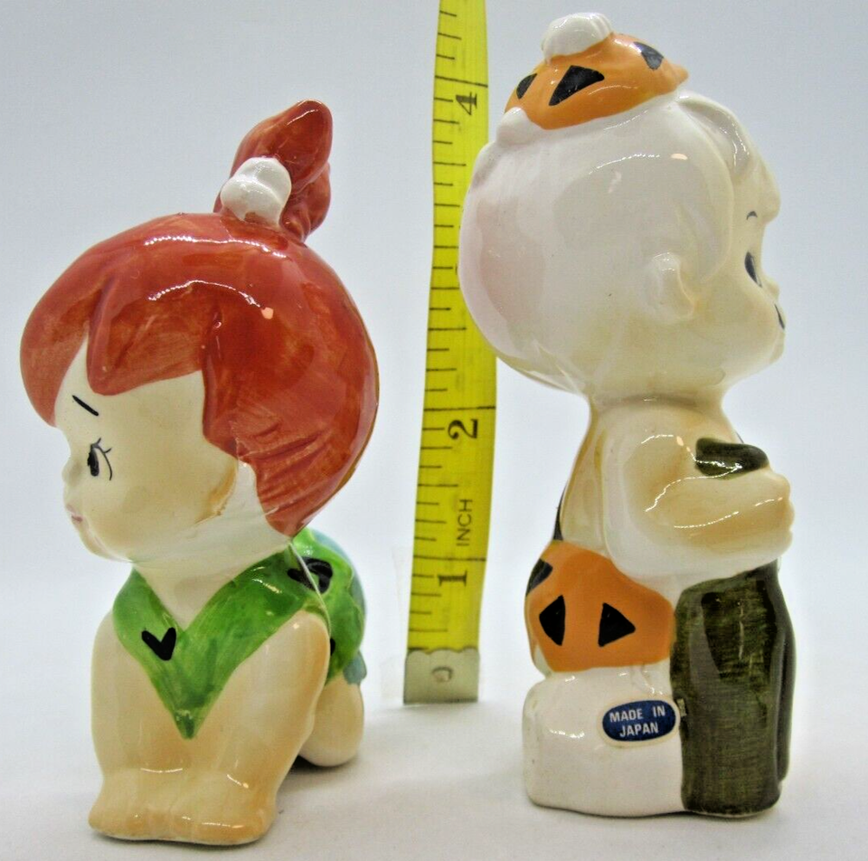 Hanna Barbera/Flintstone's Pebbles and Bam Bam Salt & Pepper Shaker Set eBay