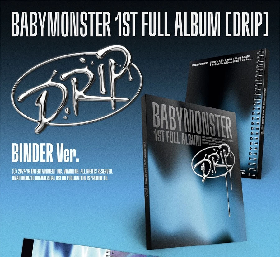 Amazon.com: BABYMONSTER - DRIP 1st Full Album (2 ver. SET