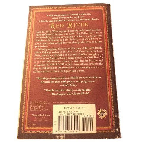 Red River Lalita Tademy Book 2008 African American Southern 9780446696999 - Picture 2 of 12