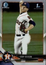 2018 Bowman Draft Cody Deason #BDC-194 Chrome Refractors Houston Astros 14N