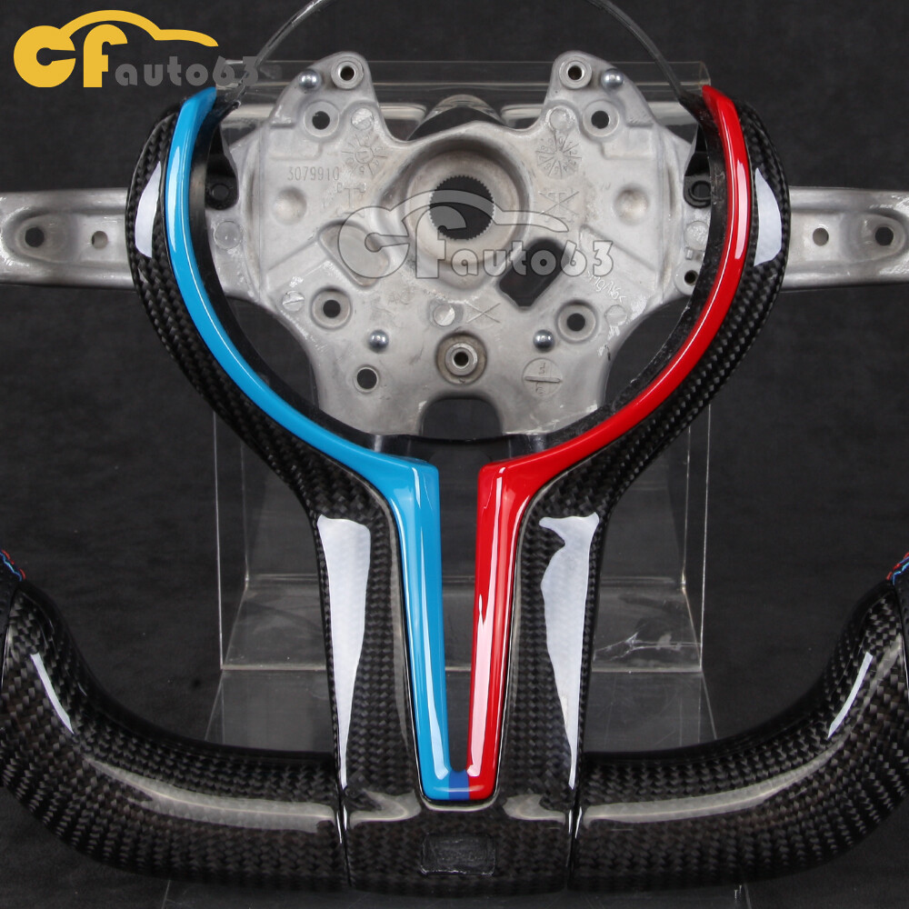 Real Carbon Fiber Steering Wheel for BMW M1 M2 M3 M4 F80 F82 F90 M5 X5
