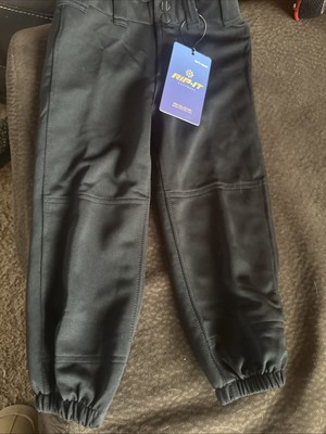 Brand New RIP-IT Pro 4-Way Stretch Softball Pants - black - Girls Small S