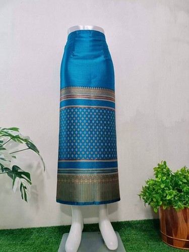LAOS/THAI SILK SARONG SKIRT WAIST ONE SIZE WRAP AROUND/LENGTH 34/35" - Picture 25 of 117