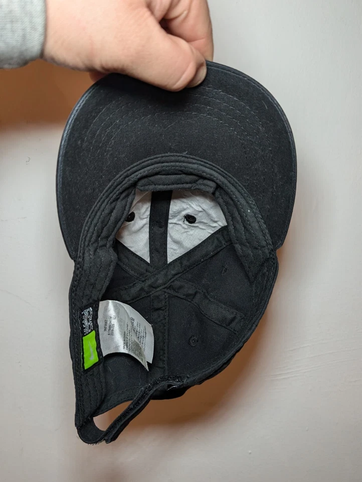 Gorra de béisbol Nike Swoosh para niños pequeños/niños pequeños ajustable con correa negra Foto 4 de 4