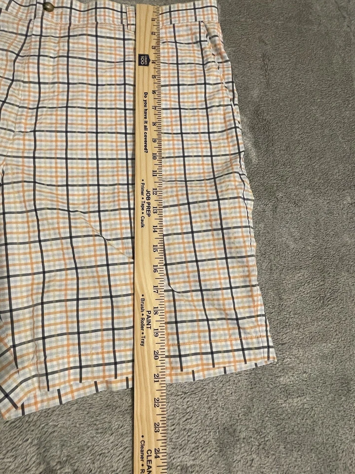 Shorts stretch Oxford golfe multicolorido xadrez tamanho 42 - Imagem 4 de 4