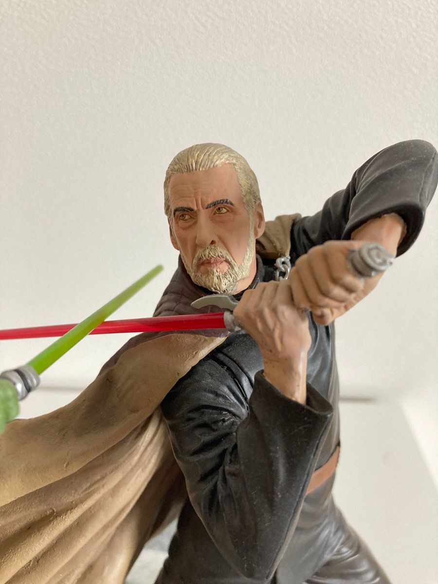 Sideshow Yoda vs Count Dooku Diorama DUEL WITH DOOKU LE w