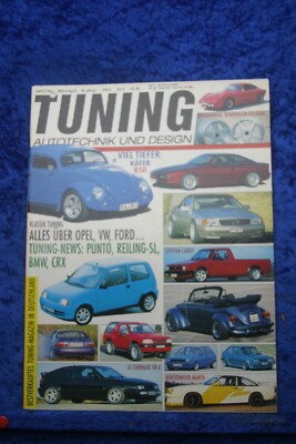 Tuning 2/94 HGP CRX Turbo Hintermeier Manta 24V BMW Langenberg Coupe Reiling SL