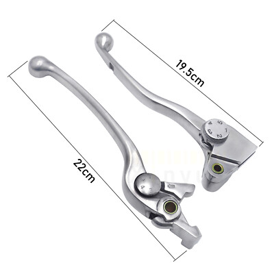 Brake Clutch Levers Silver For 2017-2024 Kawasaki Ninja 650 / 2017-2019 Z900