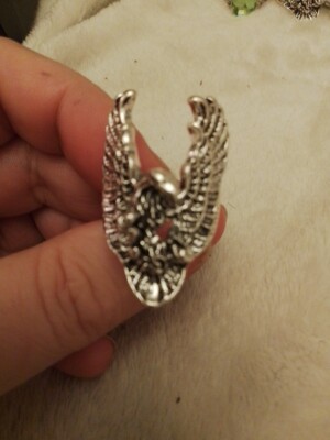 Flying Eagle Ring aus Metall Gr. UK R und USA Gr. 8,5